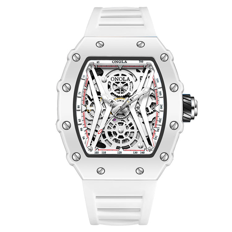 ONOLA Rhythm Automatic Mechanical Watch MILK - White / White image
