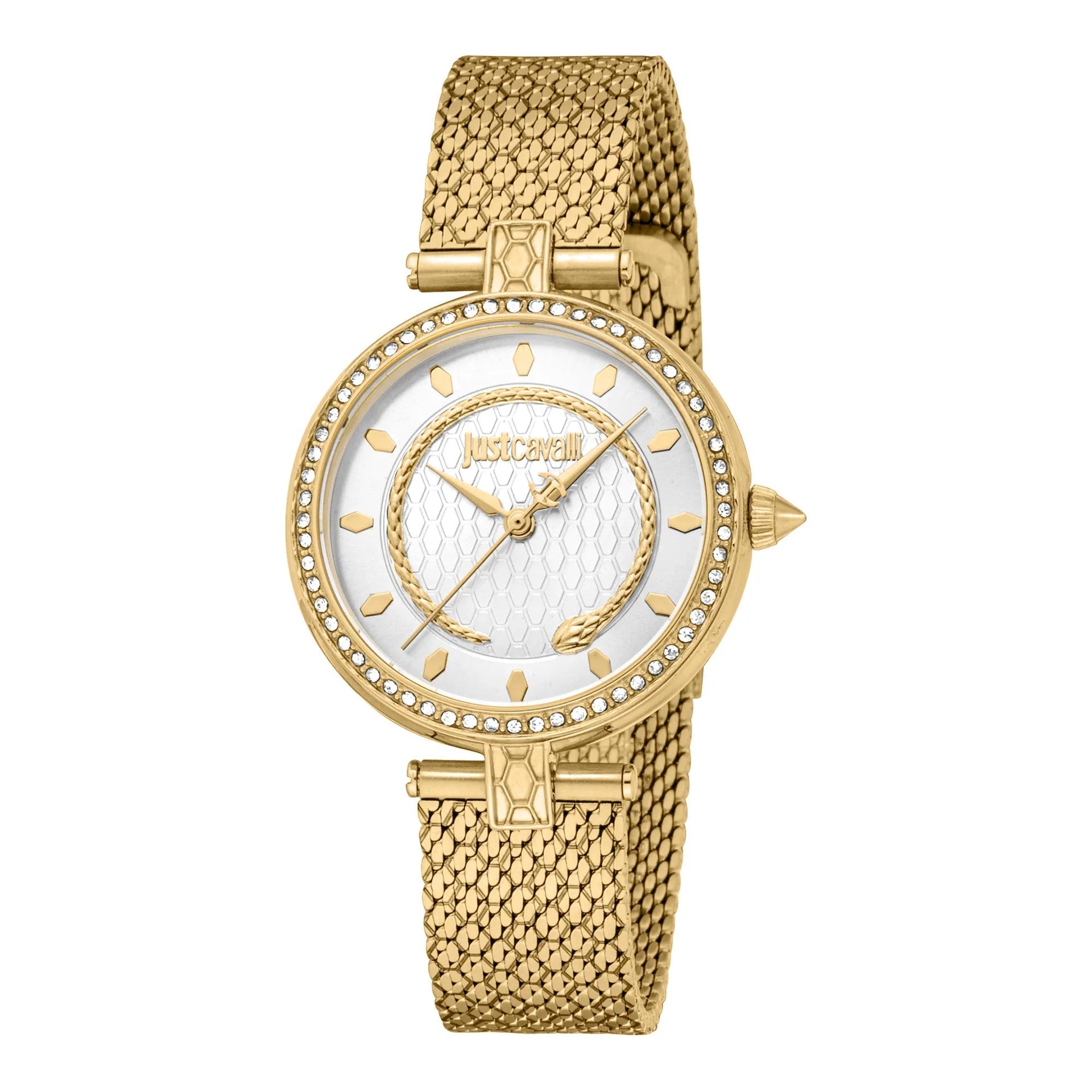Just Cavalli Glam Chic Obsessive Snake Gold Silver image 0