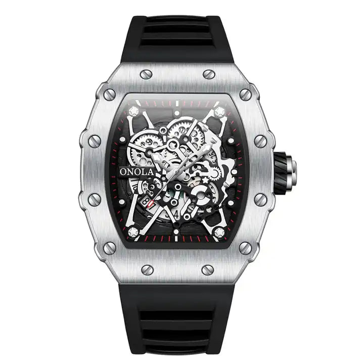 ONOLA Freak Show Quartz Watch - Silver / Black image