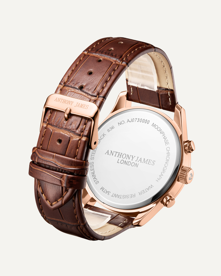 Moonphase Chronograph Rose Black image 2