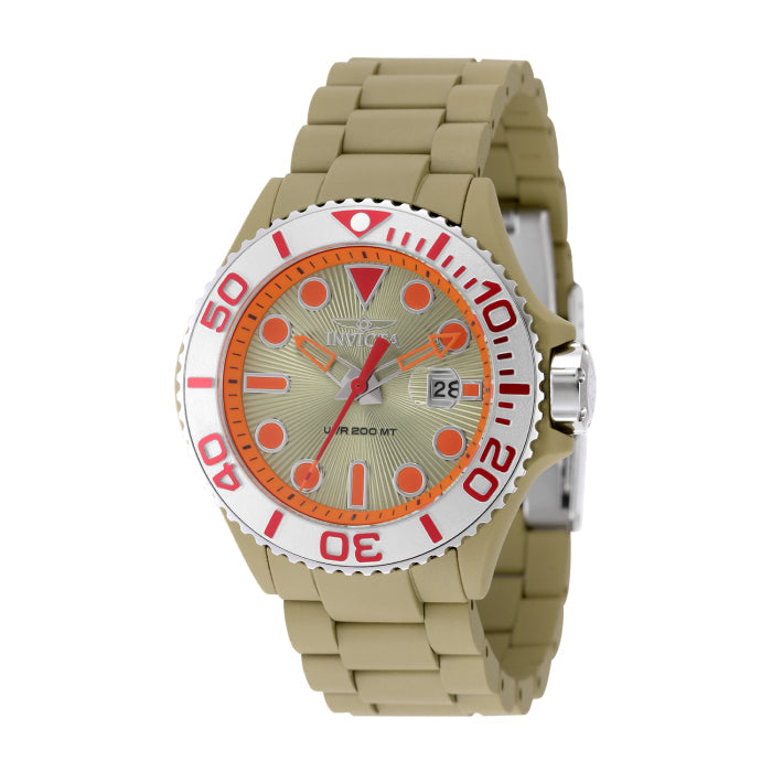 INVICTA Men's Grand Pro Diver 46mm Watch Khaki