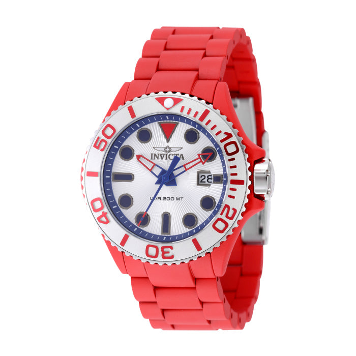 INVICTA Men's Grand Pro Diver 46mm Watch Red
