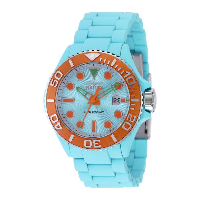 INVICTA Men's Grand Pro Diver 46mm Watch Baby Blue