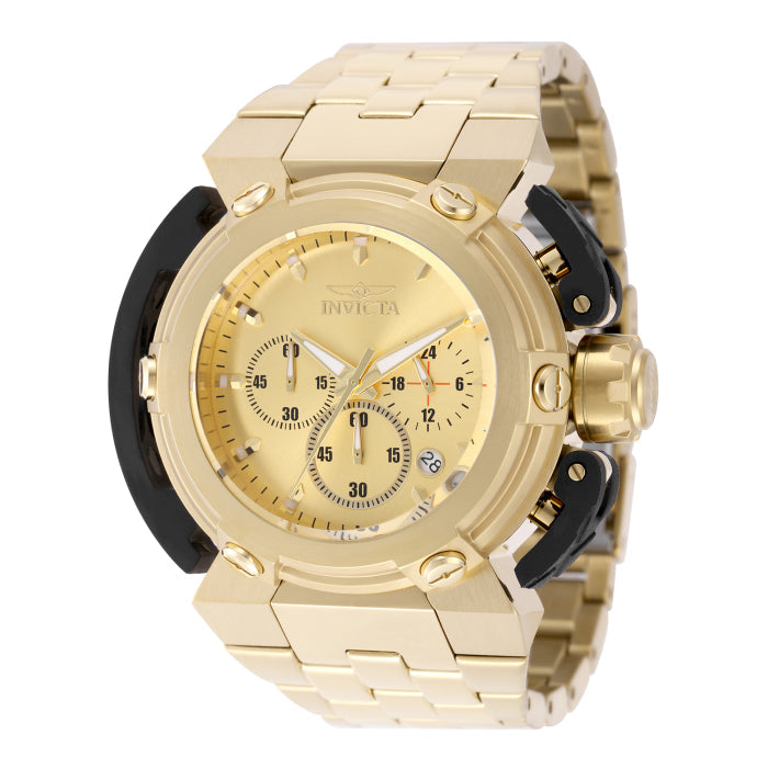 INVICTA Men's Coalition Forces X-Wing 46mm Chronograph Watch Gold Edition