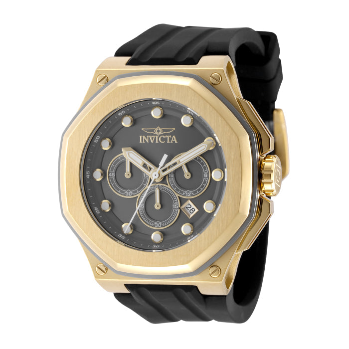 Invicta Men's Akula 50mm Watch Gold/Black