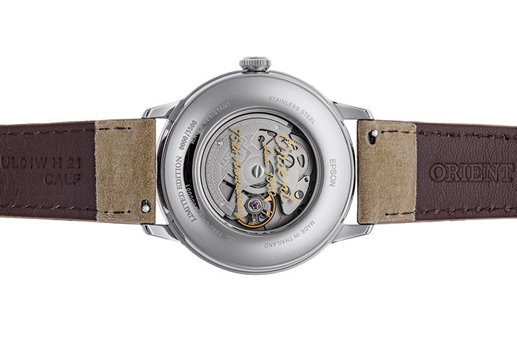 ORIENT Men's Bambino Moonphase Automatic 75th Anniversary Limited Edition Classic Watch RA-AK0808S image 2