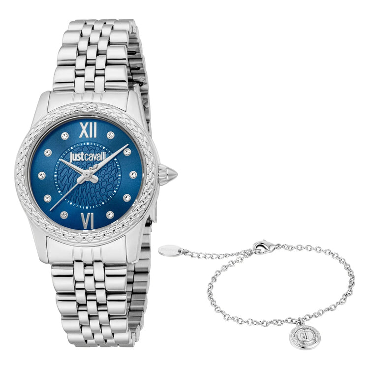 Just Cavalli SET Sublime Animalier Silver Blue image 0