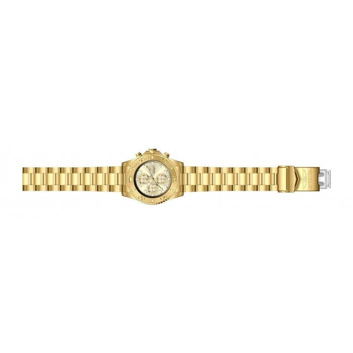 INVICTA Men's Pro Diver Sea Dweller 43mm Chronograph Watch Gold