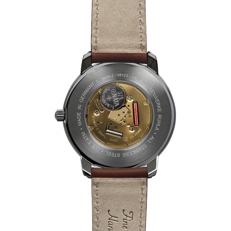 ZEPPELIN Men's New Captains Line Mono Timer Quartz 8642-2 Leather Watch image 1