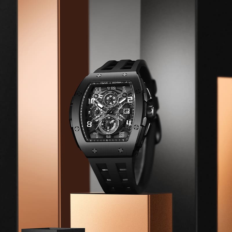 TSAR BOMBA Elemental-Quartz Watch TB8211Q