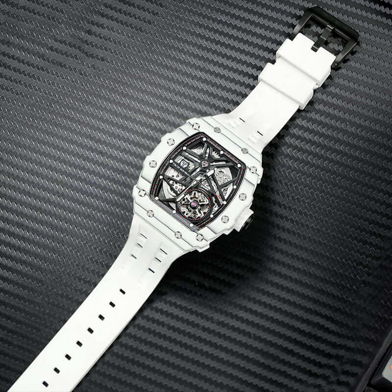 TSAR BOMBA Elemental-Carbon Fiber Automatic Watch TB8209CF
