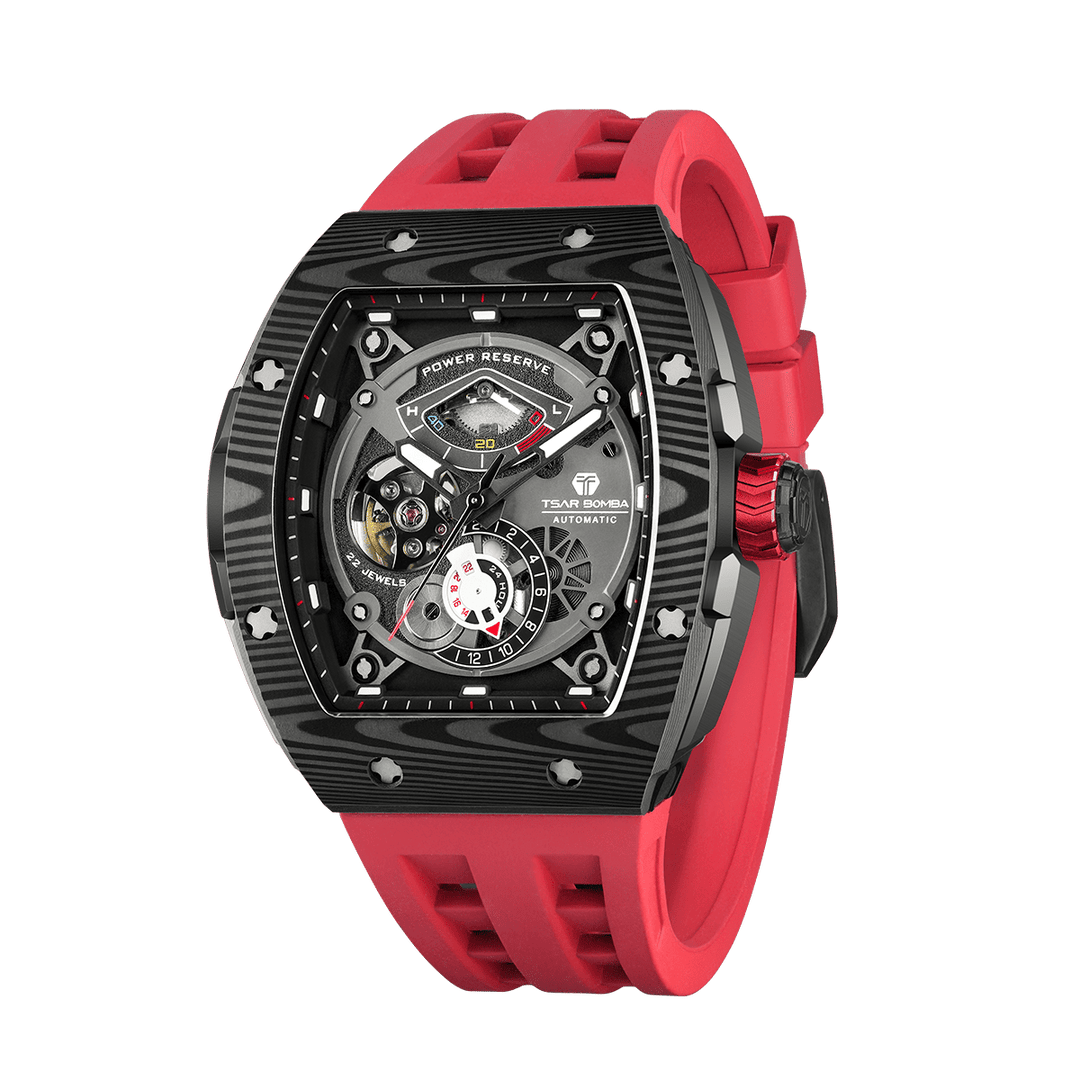 TSAR BOMBA Elemental-Carbon Fiber Automatic Watch TB8210CF