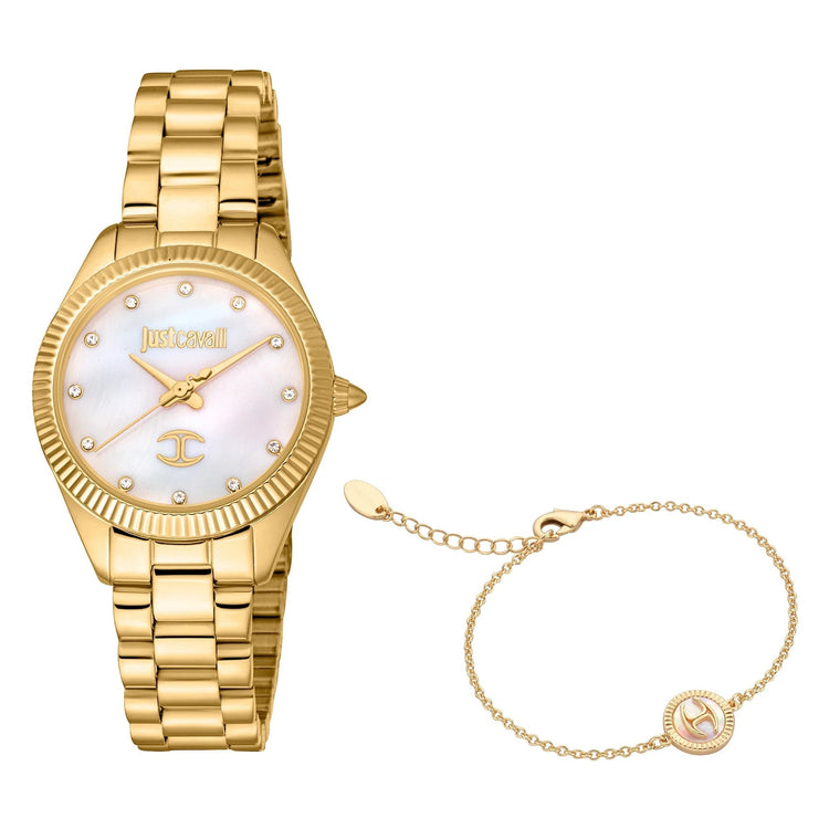 Just Cavalli SET Pacentro Yellow Gold MOP image 0