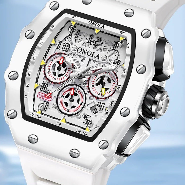 ONOLA Grande Prix Shanghai Chronograph Watch MILK image 2