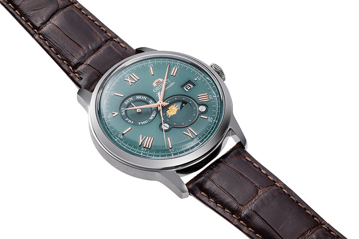 ORIENT Men's Bambino Moonphase Automatic Classic Watch RA-AK0805E image 2