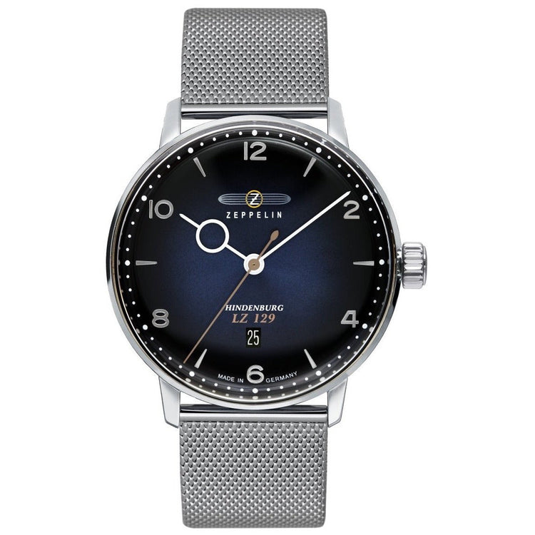 ZEPPELIN Hindenburg LZ Classic Blue Milanese Watch image 0