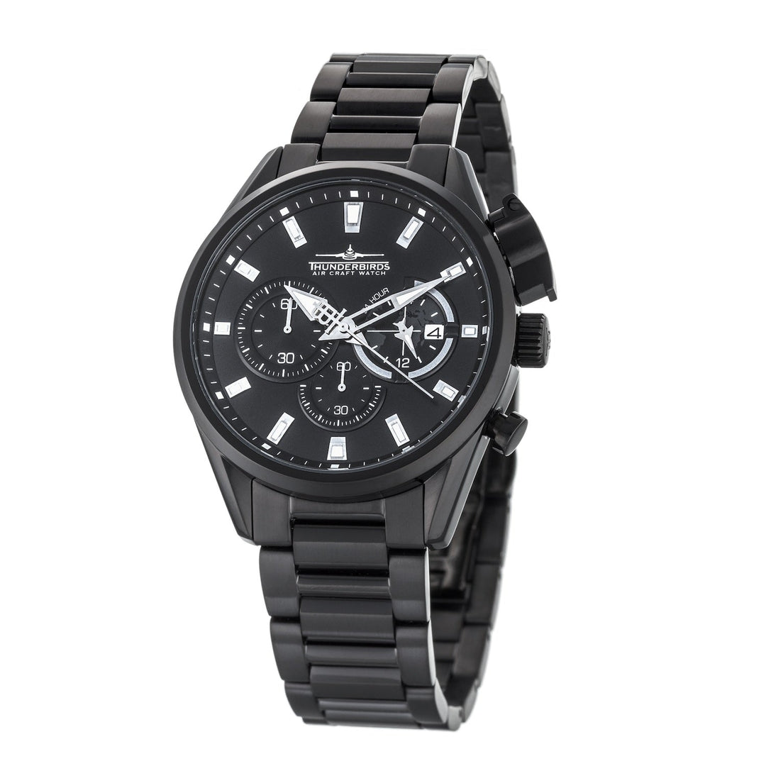 THUNDERBIRDS Aircraft F-16 Chronograph Watch Black Edition image 0