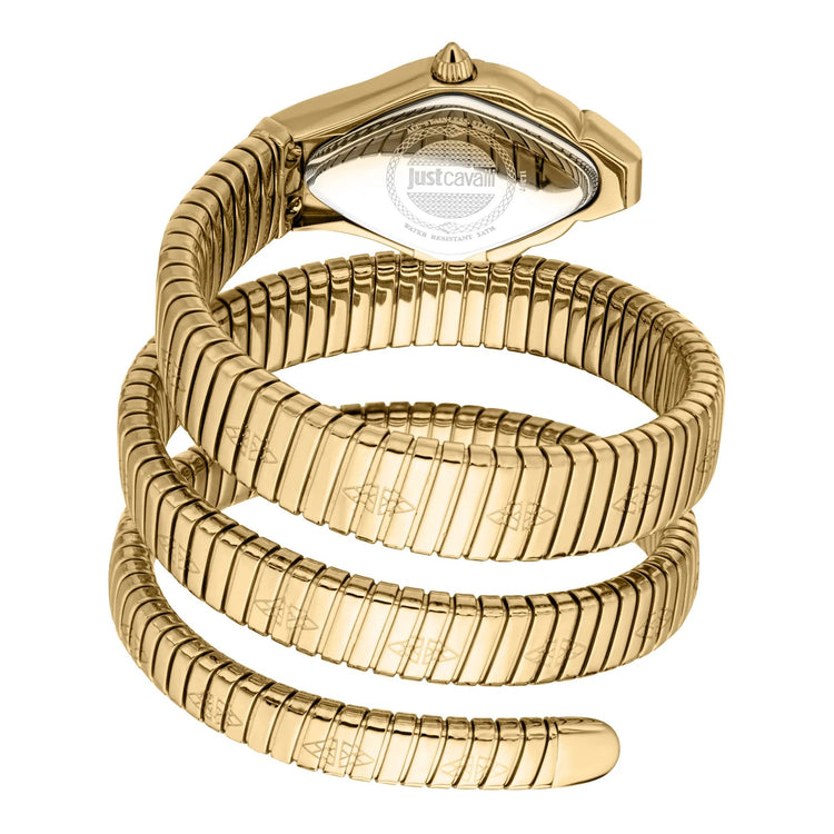 Just Cavalli Signature Snake Cristallo Yellow Gold Bottle Green image 1