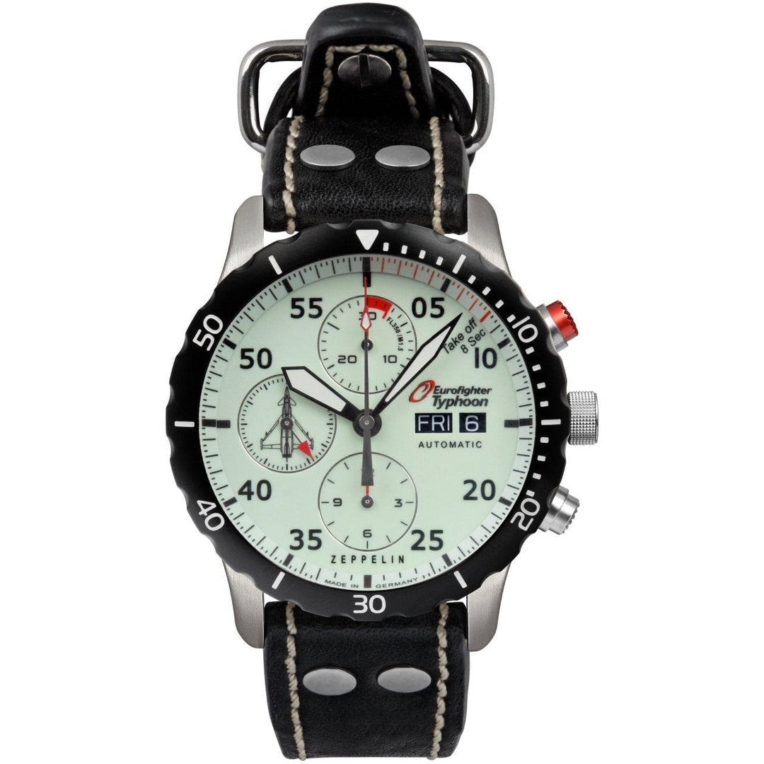 ZEPPELIN Men's Eurofighter Automatic Chronograph Watch 72185 image 1