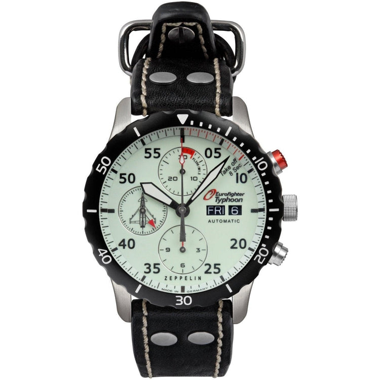 ZEPPELIN Men's Eurofighter Automatic Chronograph Watch 72185 image 1