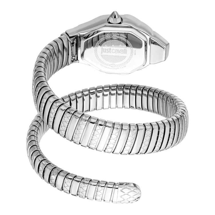 Just Cavalli Signature Snake Aria Silver Black image 1
