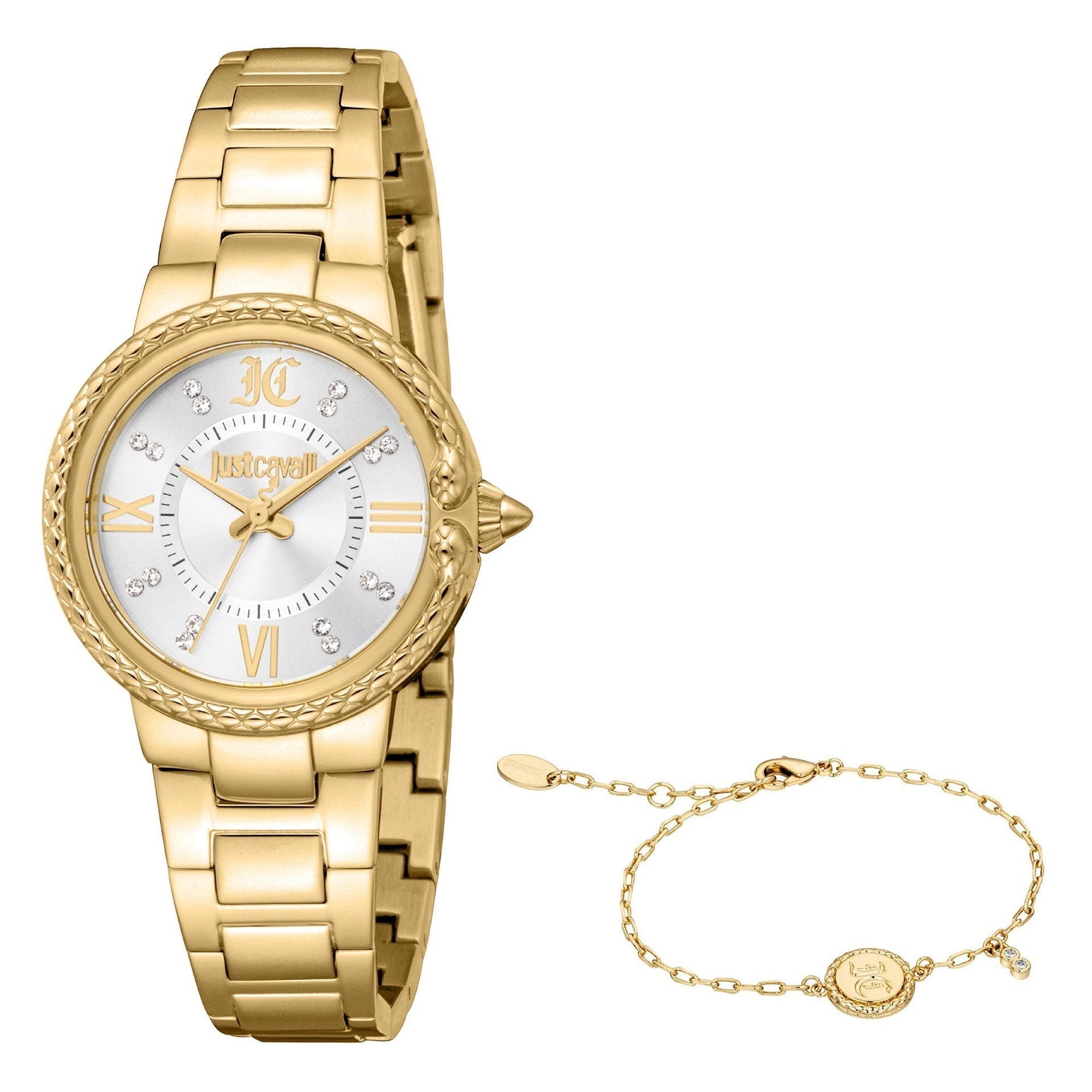 Just Cavalli SET Primavera Snake Yellow Gold Silver image 0