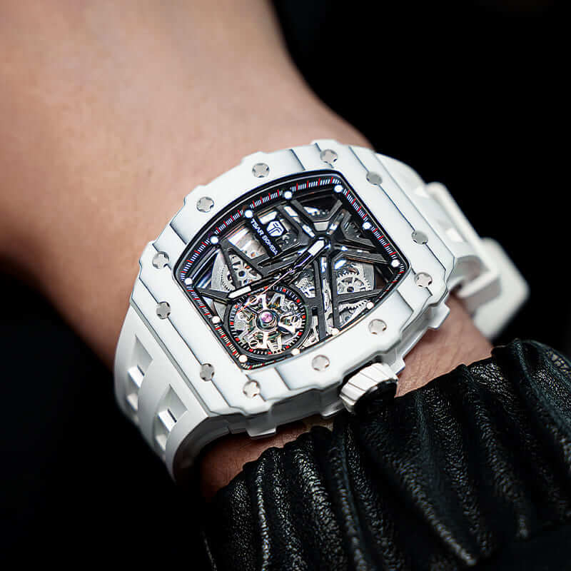 TSAR BOMBA Elemental-Carbon Fiber Automatic Watch TB8209CF