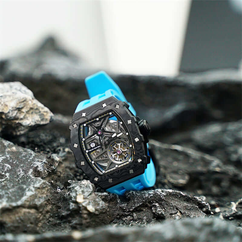 TSAR BOMBA Elemental-Carbon Fiber Automatic Watch TB8209CF