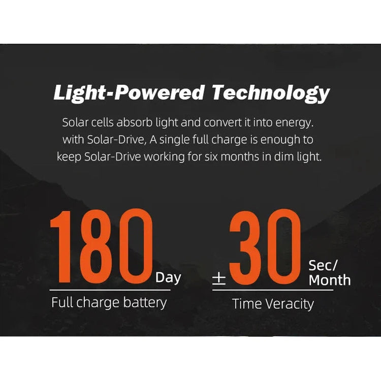 NORTH EDGE Tactical Evoque 2 Solar Drive Watch Black image 13