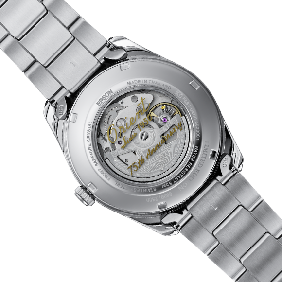 ORIENT Men's Stretto Sun & Moon 75th Anniversary Automatic Diver Watch RA-AK0311N image 1