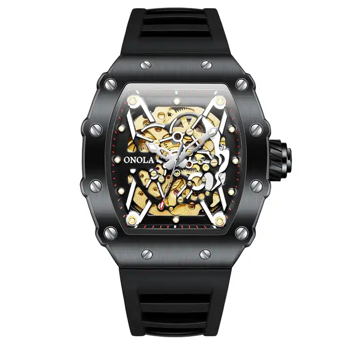 ONOLA Creed-X AUTOMATIC Watch - Black / Black image