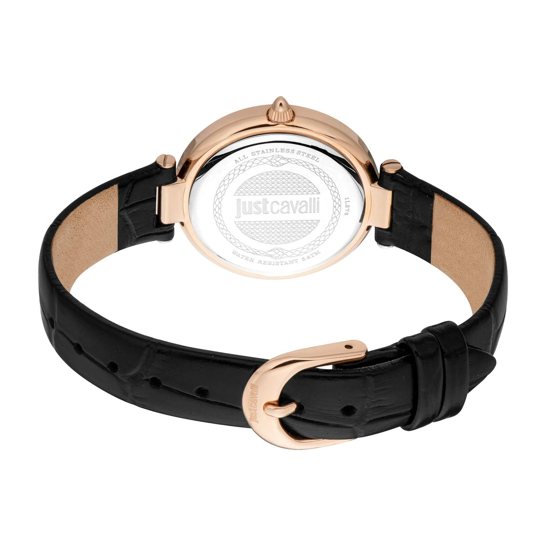 Just Cavalli SET Savoca Leather Black RG Silver image 1