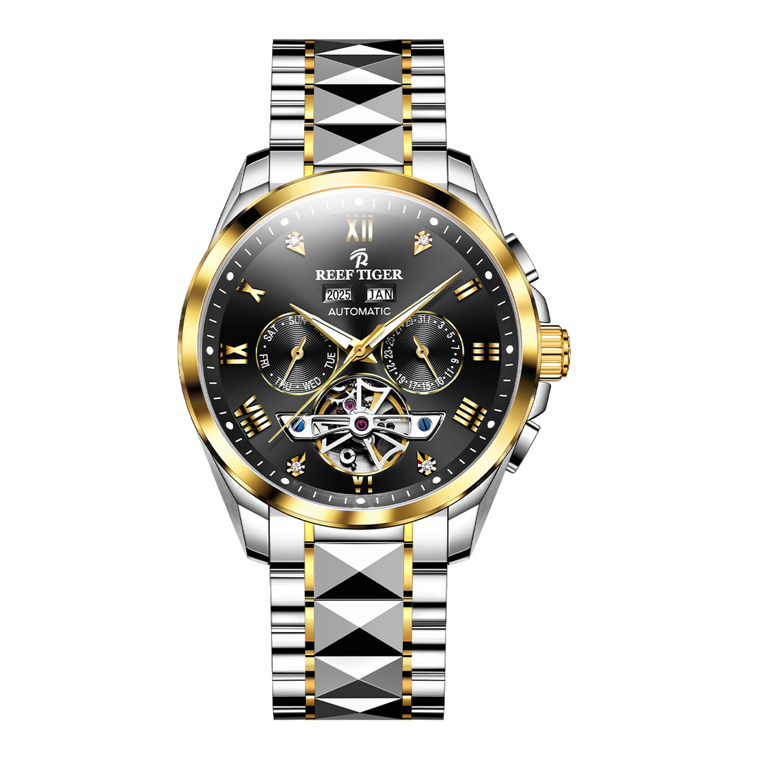 Reef Tiger Men's Classic Motion Day Date Automatic Watch RGA8235 image 0