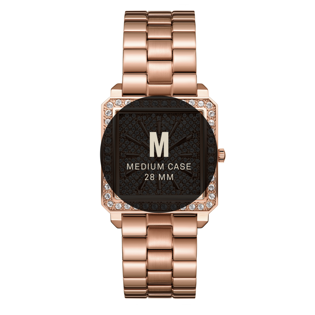 JBW Cristal 28 Rose Gold + Bracelet Watch
