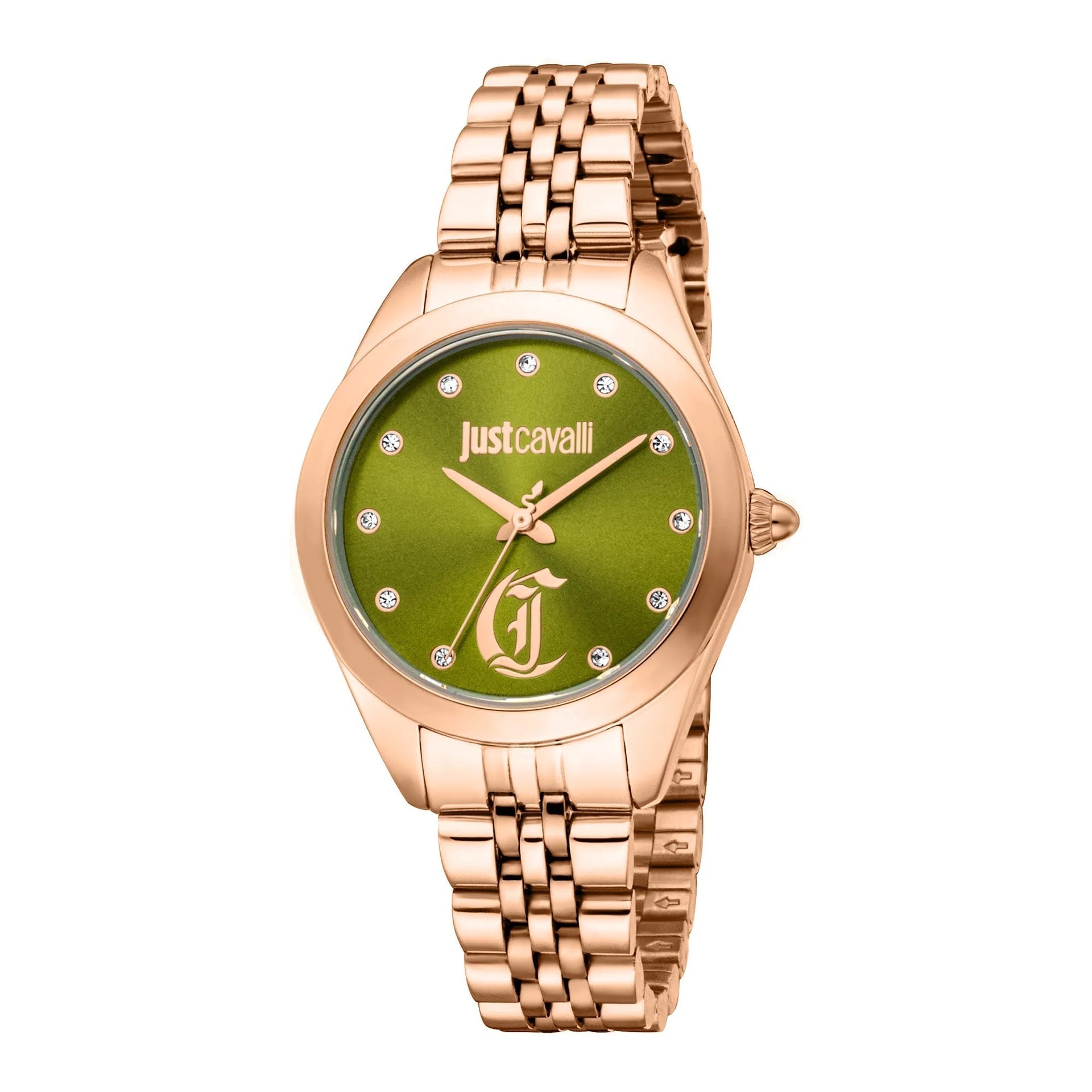 Just Cavalli Glam Chic Luna Rose Gold Green image 0