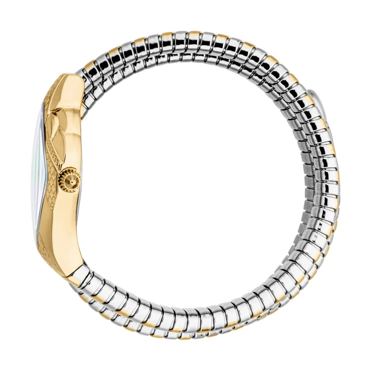 Just Cavalli Signature Snake Cristallo Two Tones YG Silver MOP image 2
