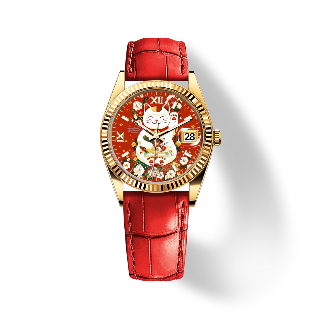 EONDATE CLASSIC LEATHER WATCH