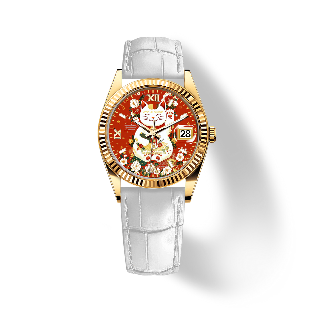 EONDATE CLASSIC LEATHER WATCH