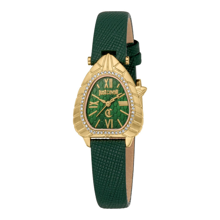 Just Cavalli Animalier Perla Leather Green YG image 0