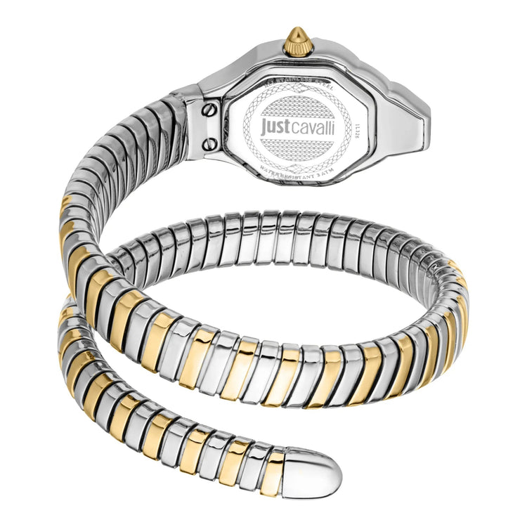 Just Cavalli Signature Snake Brillante Snake Two Tones YG MOP image 1