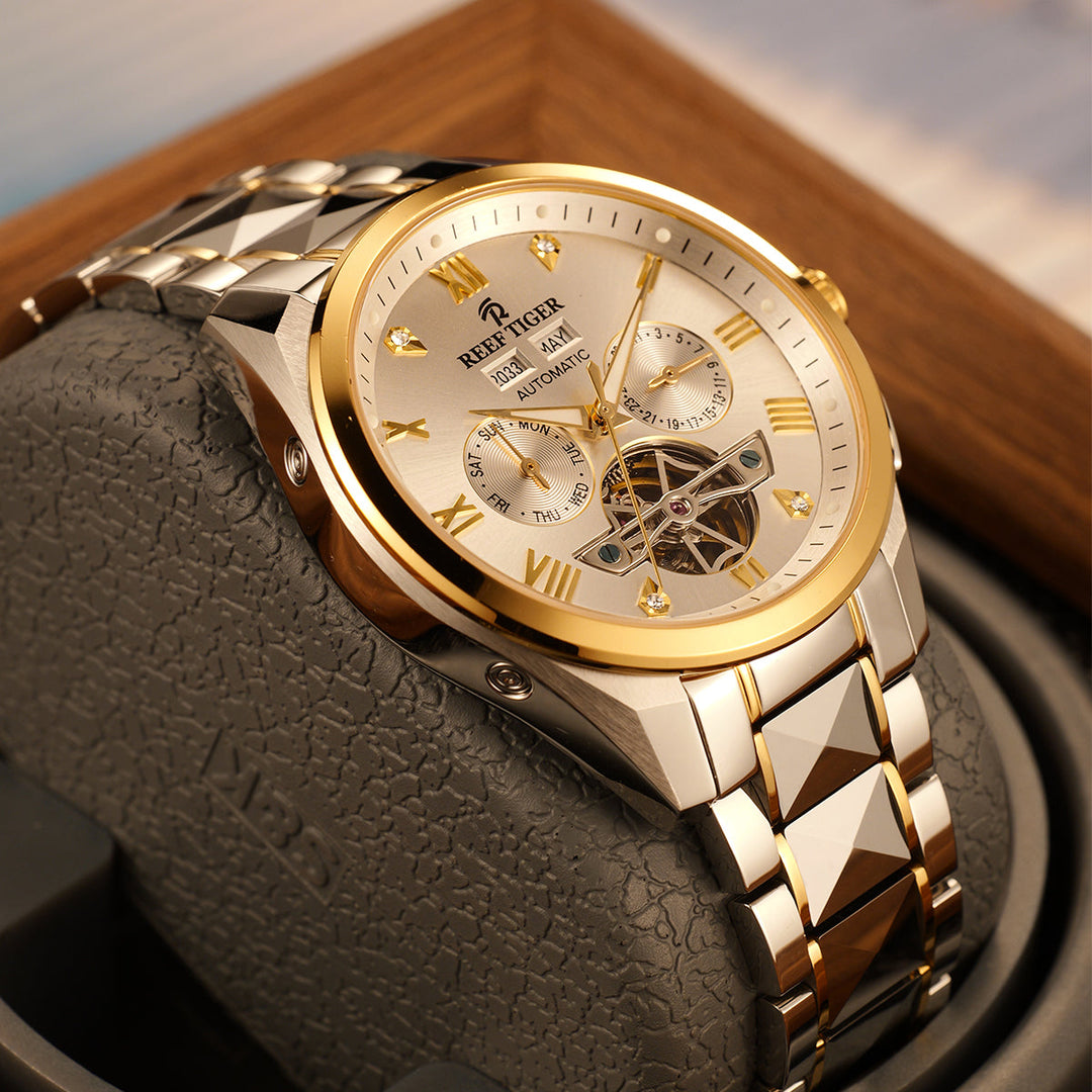 Reef Tiger Men's Classic Motion Day Date Automatic Watch RGA8235 image 6