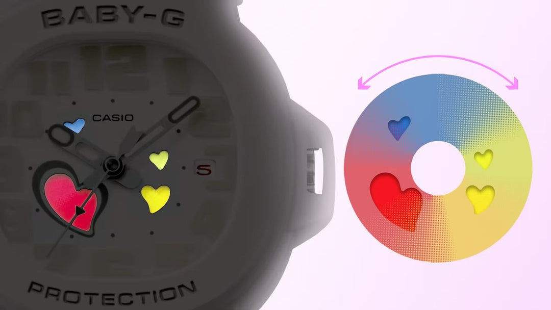 CASIO Women's G-Shock BABY-G Playful Hearts Watch BGA-10-7AER image 2