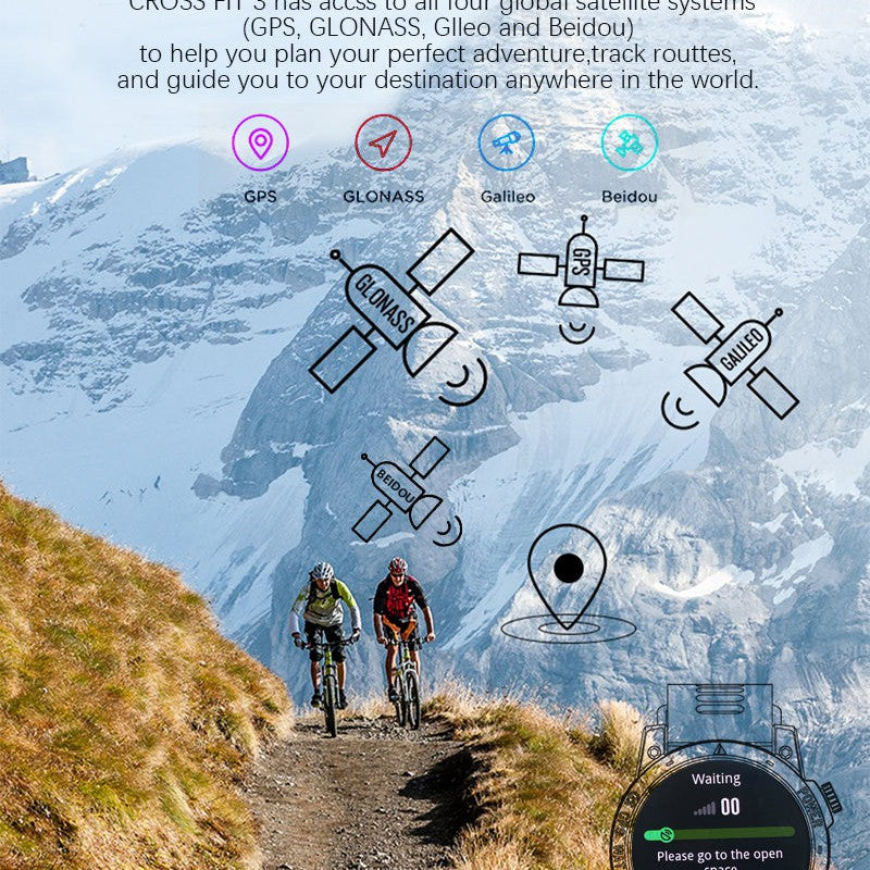 NORTH EDGE Tactical Cross Fit 3 GPS Smart Watch image 5