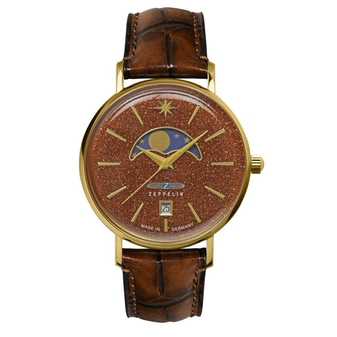 ZEPPELIN Lady Luna Moonphase Watch Red Sandstone 81395 image 0