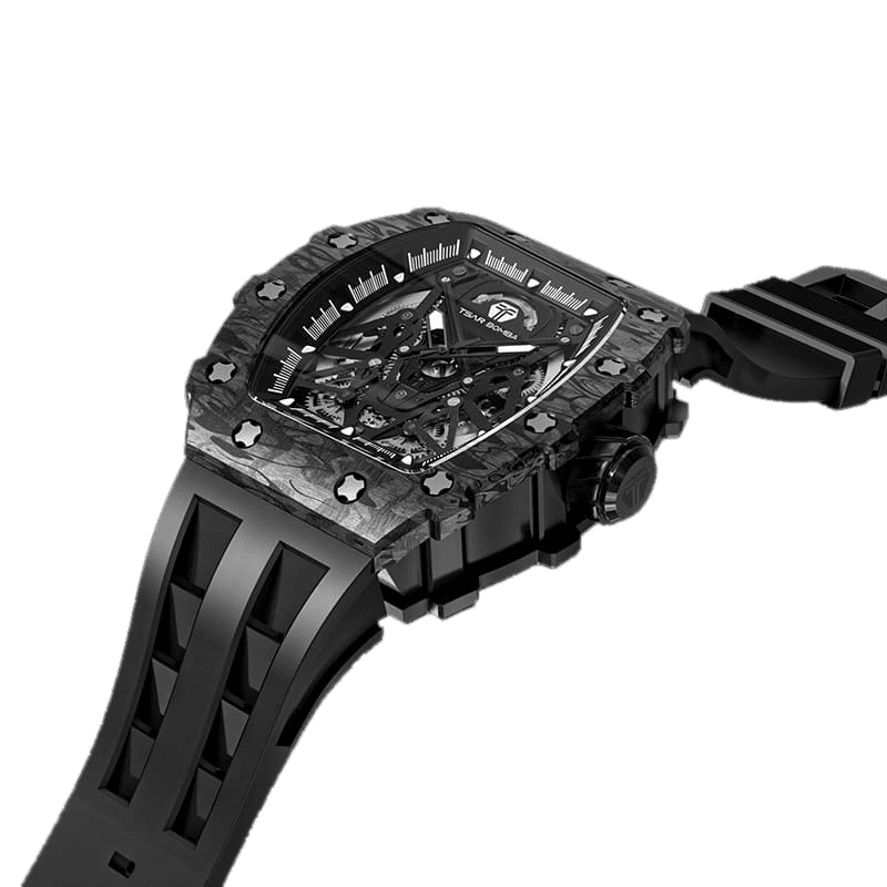 TSAR BOMBA Elemental-Carbon Fiber Automatic Watch Phantom TB8207CF