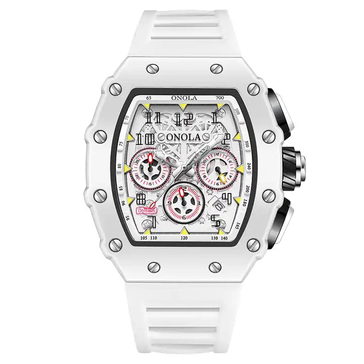 ONOLA Grande Prix Shanghai Chronograph Watch MILK image 0