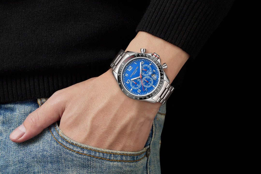 Tachymeter Chrono Steel Blue image 3