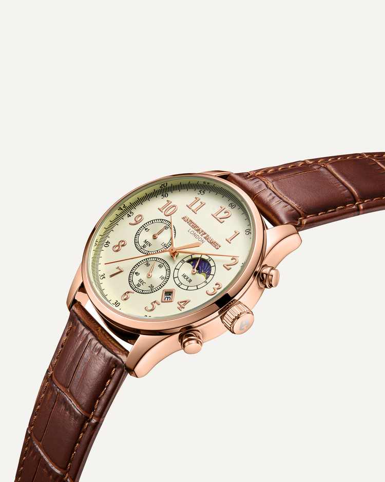 Moonphase Chronograph Rose White image 1