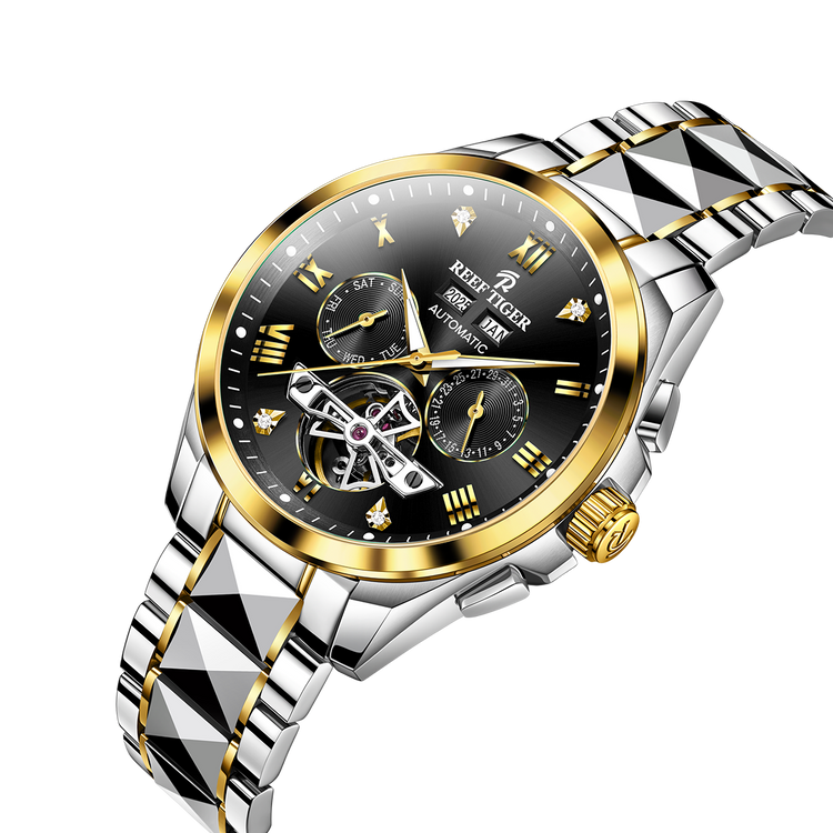 Reef Tiger Men's Classic Motion Day Date Automatic Watch RGA8235 image 1