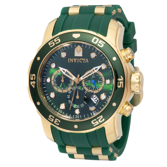 INVICTA Men's Pro Diver Colossus 48mm Chronograph Watch Leprechaun image 0